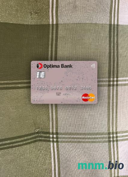 Kyrgyzstan Optima bank wygląd zdjęcia mastercard skan PSD + zdjęcie